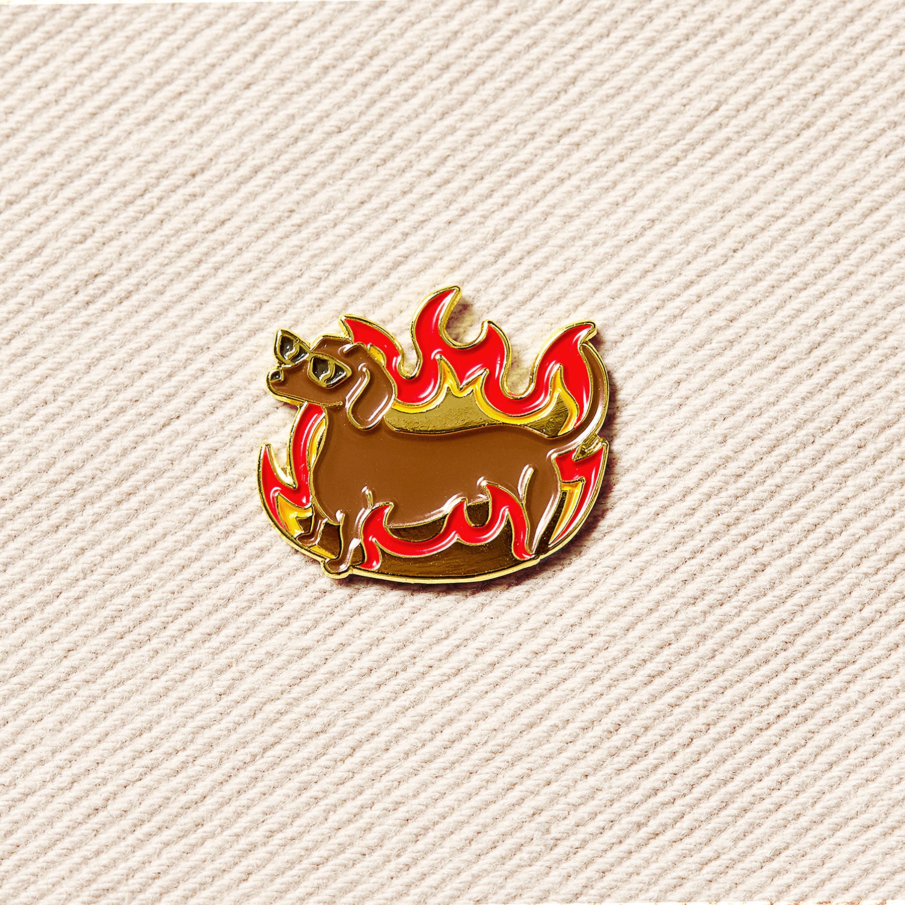 hot dog pin