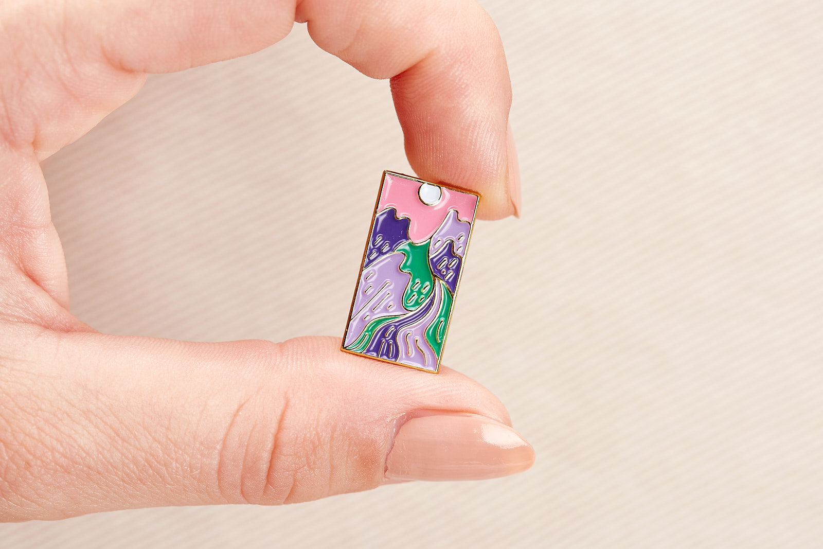 pocket-sized mountain pin