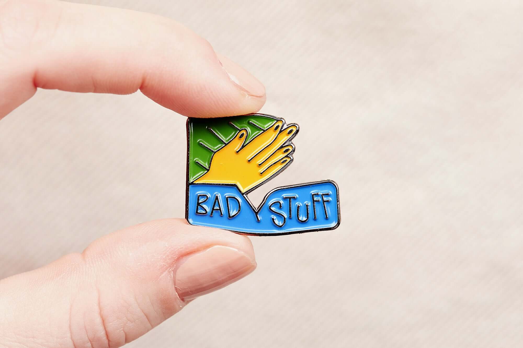bad stuff pin