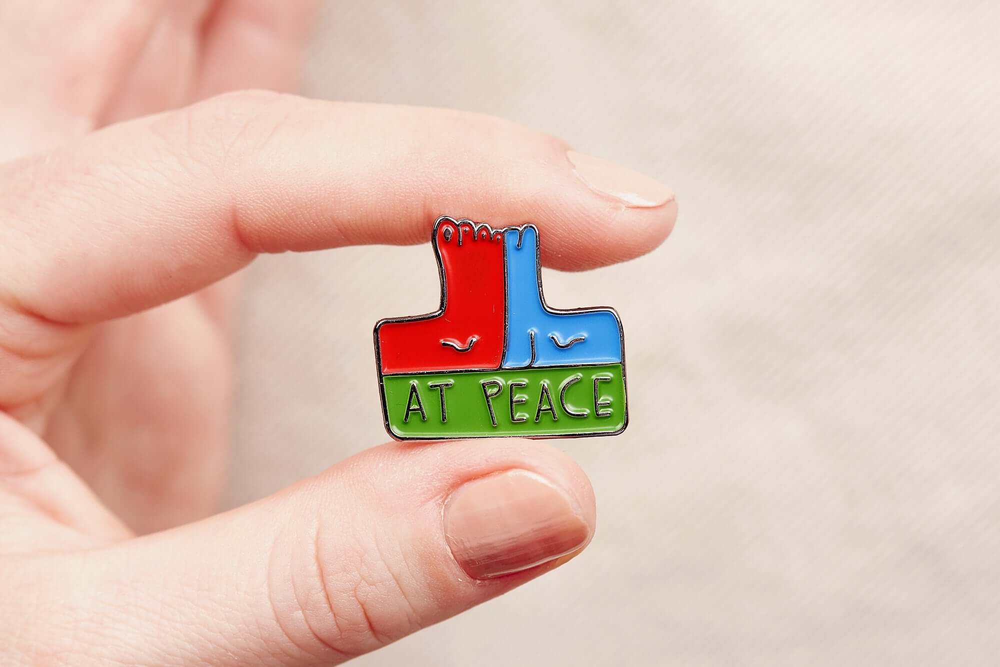 at peace pin