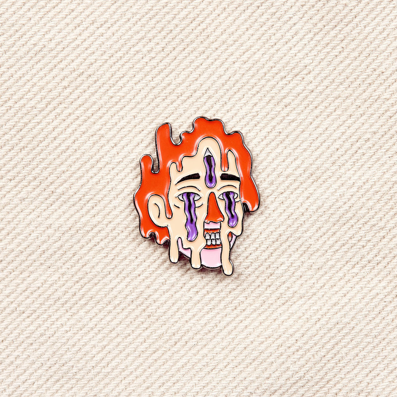 crack a smile pin