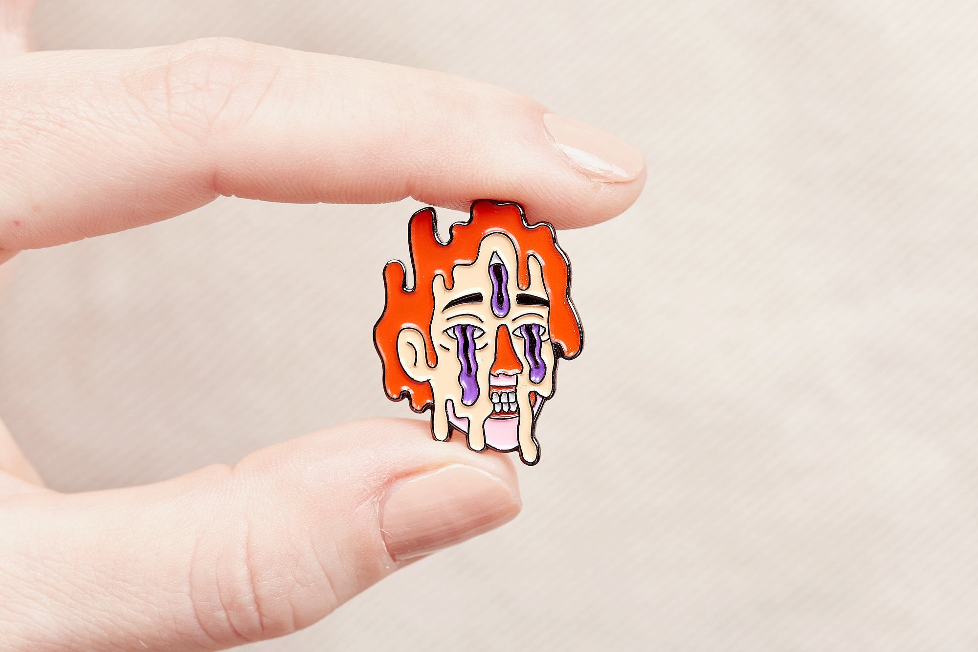 crack a smile pin