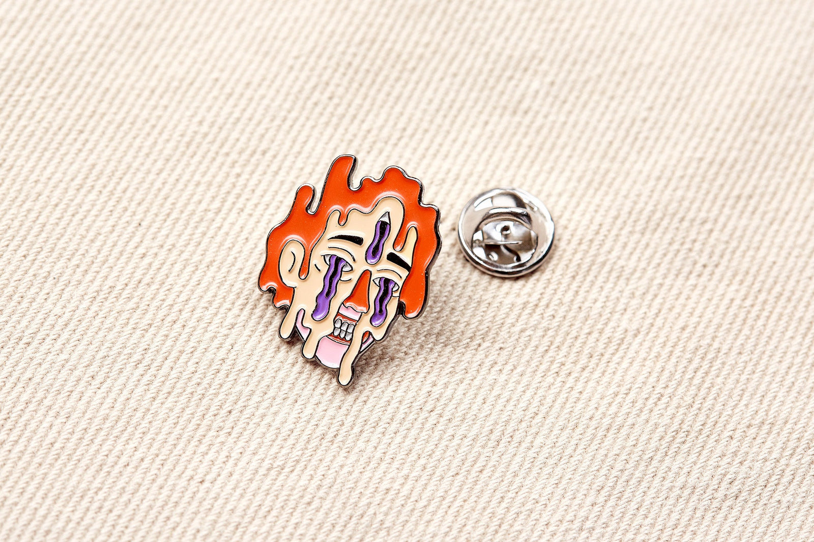 crack a smile pin